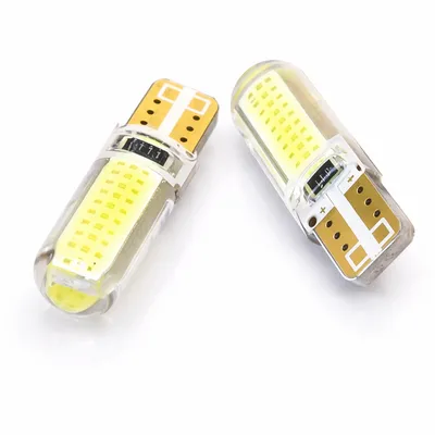 Żarówka samochodowa LED W5W T10 1W COB 360st Silikon