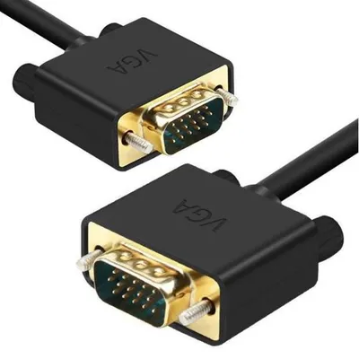 Solidny kabel VGA - VGA | D-SUB | FULL HD - 1080p | 2 metry | VG-2-2M