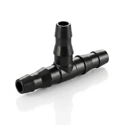 Trójnik T do mikrowężyka 4/7 mm | Rozdzielacz do systemu kroplującego | Zestaw 10 szt. | AGC-44-BK