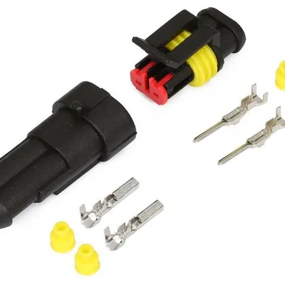Złącze hermetyczne konektor superseal 2 PIN M+F