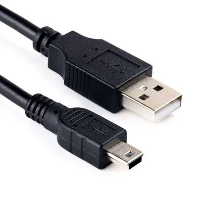 kabel USB do zasilania urządzeń i transferu danych | UM-5P-1M-Black