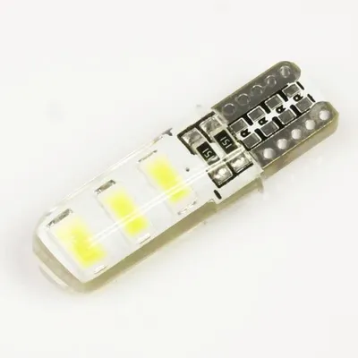 Żarówka samochodowa LED W5W T10 6 SMD 5630 CAN BUS Silikon