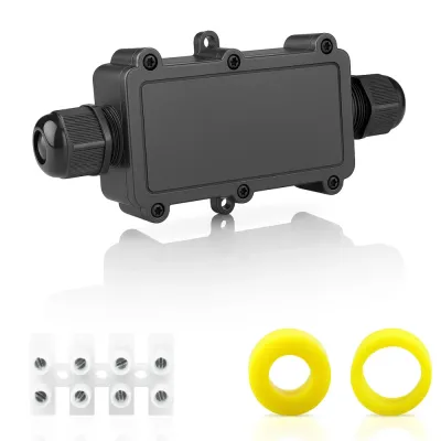 Hermetyczna puszka kablowa IP68 2-torowa | Złącze elektryczne 450V 24A do kabli 4–11 mm | M686-B2