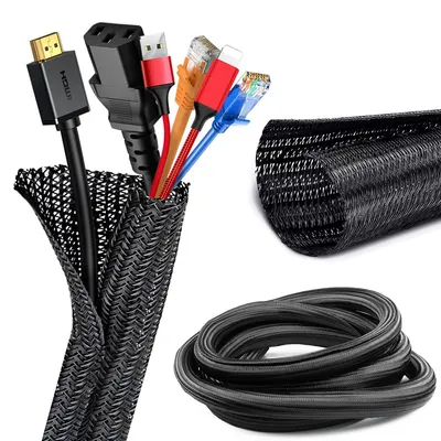 Oplot nylonowy na kable i przewody, organizer, osłona | 3 metry | ⌀32mm | SCS-032MM-3M