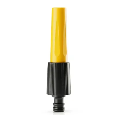 Dysza prosta do węża ogrodowego 138 mm | Regulowana końcówka do podlewania i mycia | AGC-58-BK+Y