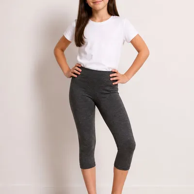 Legginsy Dziecięce 3/4 Grafit