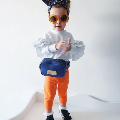 Legginsy Dziecięce 3/4 Pomarańcz