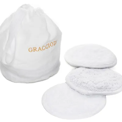 Płatki kosmetyczne Graccioza Egoist 800 g/m² 20003 White, zestaw 10 szt. Luxury Bag