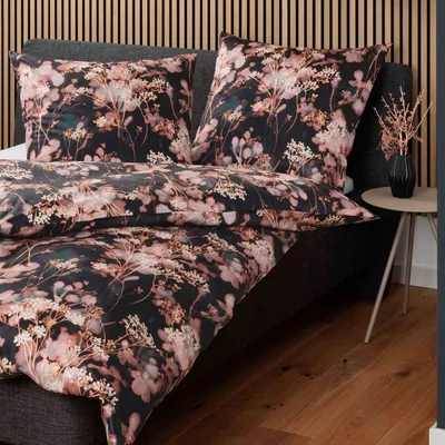 Pościel satyna bawełniana Janine Modern Art S 42156-07 Braun Koralle