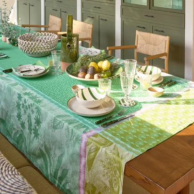 Obrus bawełniany Le Jacquard Français Sinharâja Jungle
