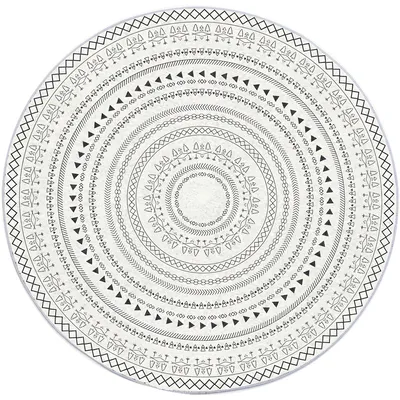 Dywan okrągły NOVO Strado nowoczesny orientalny wzór do salonu Zenit 120x120 cm