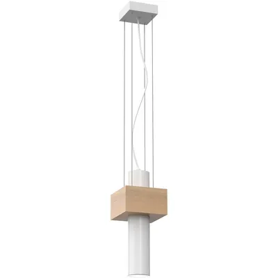 Lampa Sufitowa Wisząca biała WEST WHITE 1xGU10