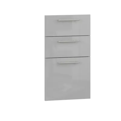 Front kuchenny 40/72 do szafki z szufladami D3S-40/82 popiel połysk MDF