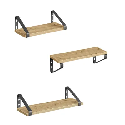 Półki wiszące 3 szt komplet- artisan