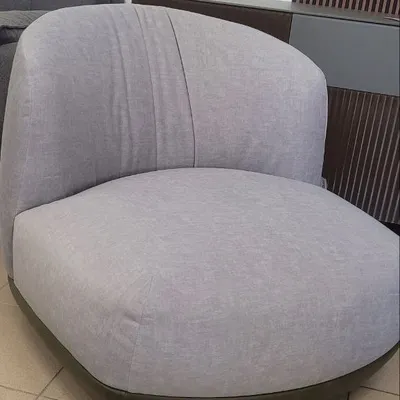 Fotel Designerski TIEGO szary 72/90/82