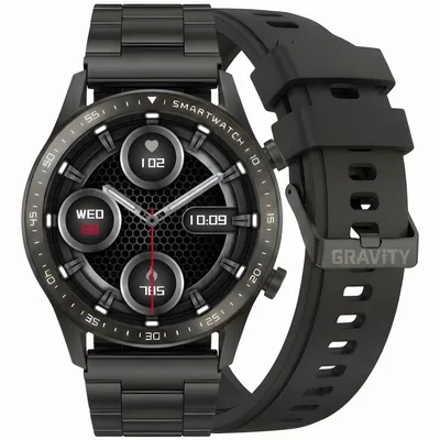 Smartwatch męski Gravity gt10-1 - amoled, dodatkowy pasek (sg046a)