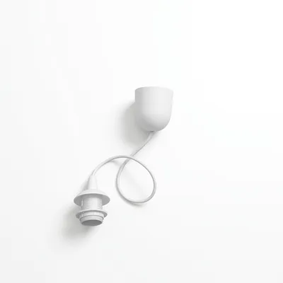 Zawiesie do lampy, zwis do lampy z plastikową podsufitką