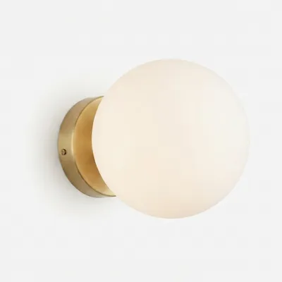 Kinkiet ścienny Sphere Brass – lampa na ścianę z mosiądzu