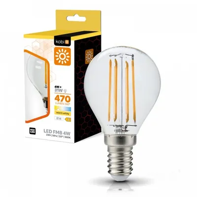 Żarówka filamentowa LED FMB 4W E14 3000K