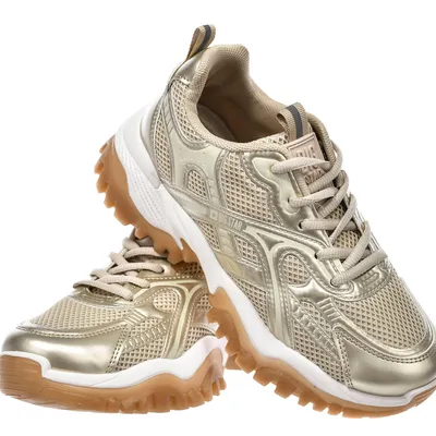 Sneakersy damskie półbuty Big Star SS274014 beżowe