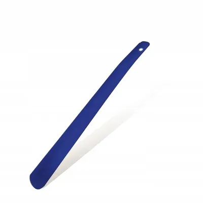 Klasyczna Metalowa łyżka do butów średniej długości 40cm granatowa
