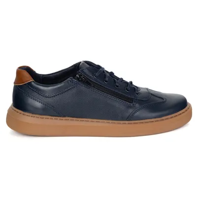Buty męskie skóra naturalna OLIVIER 7142DT granatowe