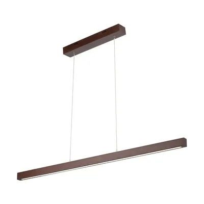 Smal lampa wisząca led zintegrowany 1431lm 3000k 15w drewno bukowe orzechowe ściemniacz dotykowy 1509676