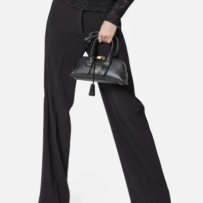 PINKO spodnie materiałowe Rufa Pantalone czarne