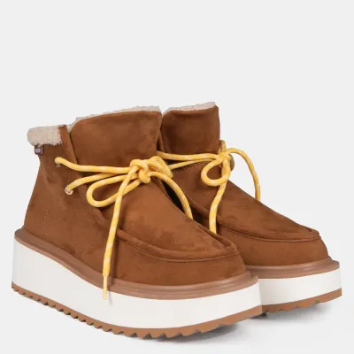 LOVE MOSCHINO śniegowce damskie JA21116L0NJAW210 brązowe