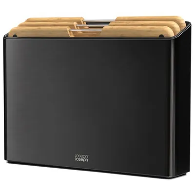 Joseph Joseph - Zestaw 3 desek do krojenia Folio Steel Bamboo-Black