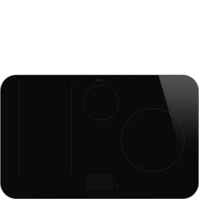 Smeg - Płyta indukcyjna SISL7845MB Isola Czarne szkło + ramka czarny mat