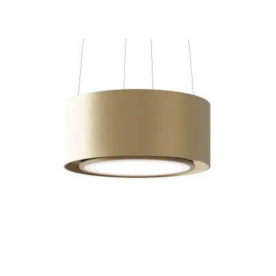Ciarko - Okap wyspowy 80 cm Piu Light Gold