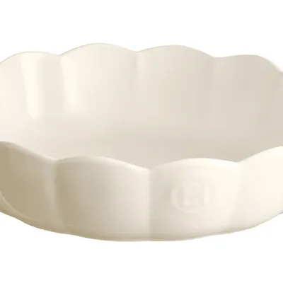 Emile Henry - Naczynie do zapiekania okrągłe 27 cm Madeleine Beżowe