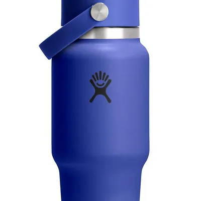 Hydro Flask - Butelka Wide Flex Straw Cap Travel Bottle 24oz Capri Blue