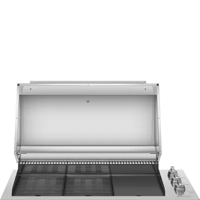 Smeg - Grill elektryczny do zabudowy BBQE12X Stal nierdzewna