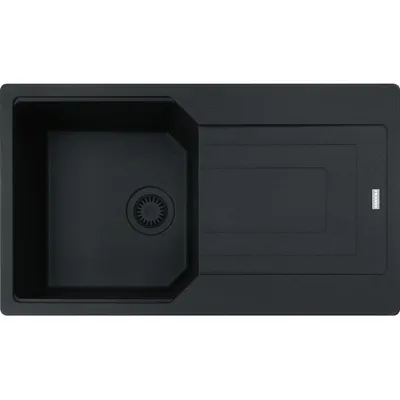 FRANKE - Zlewozmywak wbudowywany Urban UBG 611-86 Onyx / Czarny odpływ