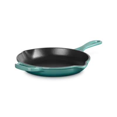 Le Creuset - Patelnia do smażenia i serwowania żeliwo 23 cm Bleu riviera