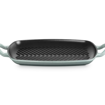 Le Creuset - Płytka prostokątna płyta grillowa żeliwo sea salt