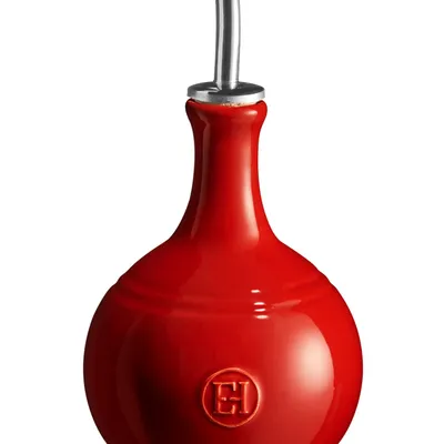 Emile Henry - Butelka na ocet 450 ml Czerwona