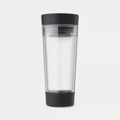Brabantia - Kubek podróżny na herbatę Make & Take 0.36L Dark Grey