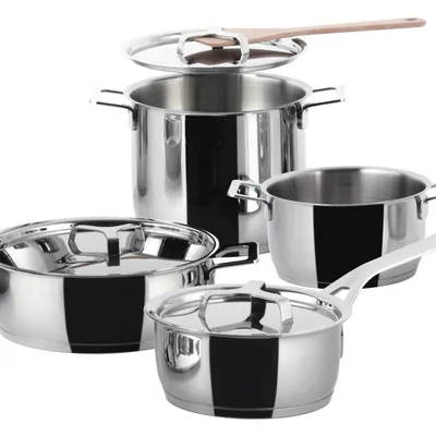 Alessi - Zestaw garnków 7 el. POTS&PANS
