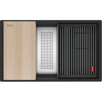 FRANKE - Komora do podbudowy KNG PRO 160-46-21 Czarny Mat / Czarny odpływ