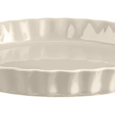 Emile Henry - Naczynie do tarty 29 cm Kremowe