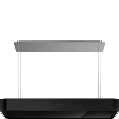Smeg - Okap wyspowy KSLS10MB Isola Czarny mat