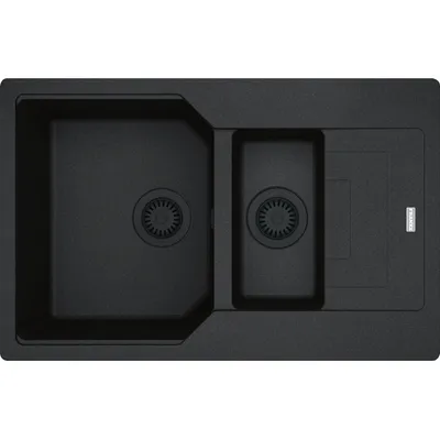 FRANKE - Zlewozmywak wbudowywany Urban UBG 651-78 Onyx / Czarny odpływ