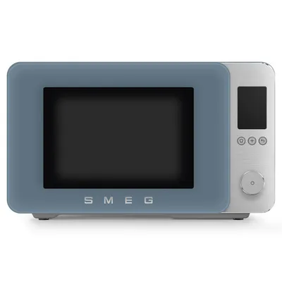 Smeg - Kuchenka mikrofalowa MOC02SBMEU Collezione Niebieska matowa