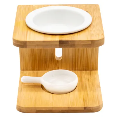 Cereria Molla - Kominek bambusowo-porcelanowy 12 x 12 x 11 cm