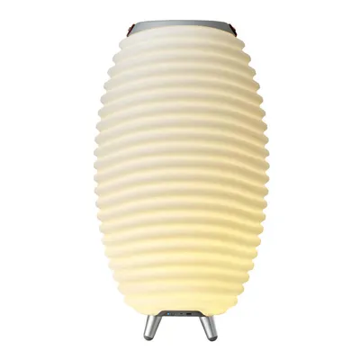 Kooduu - Lampa LED z głośnikiem i coolerem na napoje SYNERGY 50 Biała