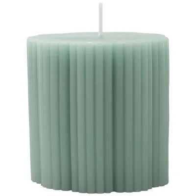 Villeroy&Boch - Świeca walec 7,5 cm Fleur Zielona