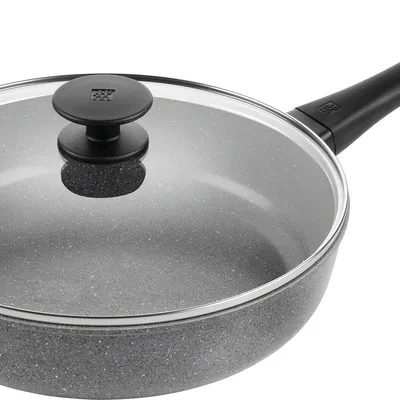 Zwilling - Patelnia sauté z pokrywką Terreno Plus 28 cm Szara